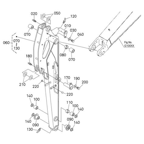 kubota 0x 57 mini excavator dipper linkage|kubota kx057 parts diagram.